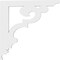 Ekena Millwork Preston Architectural Grade PVC Bracket, 5/8"W X 16"D X 16"H BKTP01X16X16PR - alternate 3